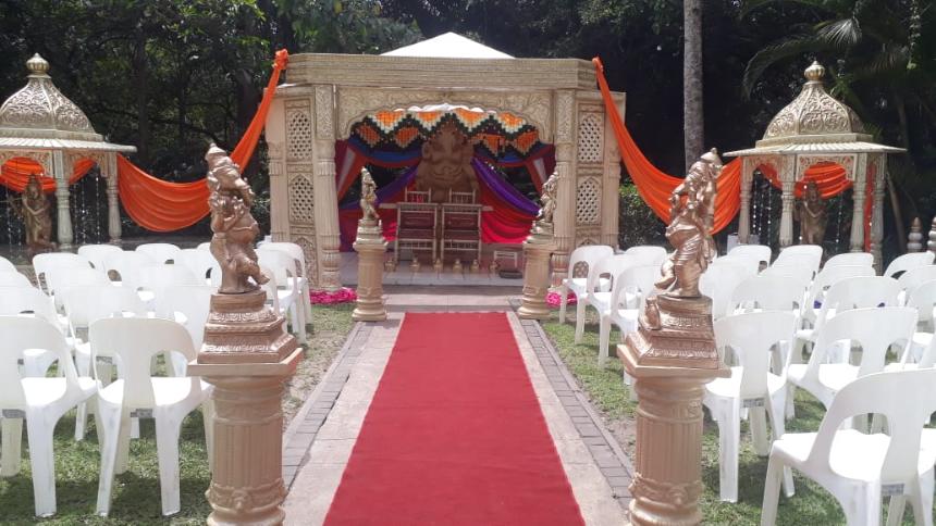 outdoor wedding braeside - indian wedding outdoor decor